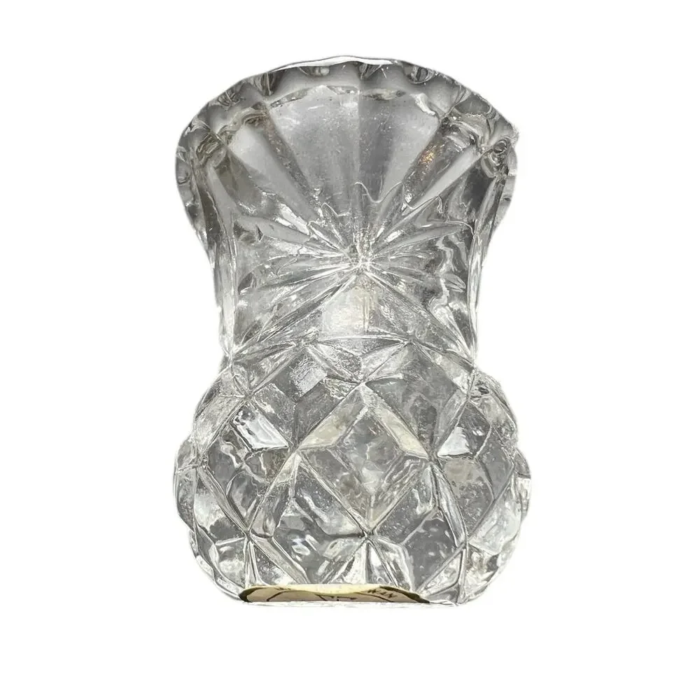 Vintage‎ Eternal Crystal Toothpick Holder in Original Box 24% Lead Crystal